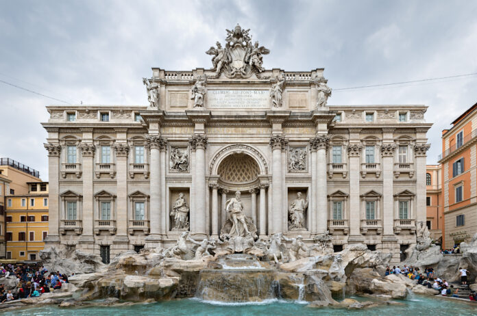 Đài phun nước Trevi, Rome (Ảnh: Internet)