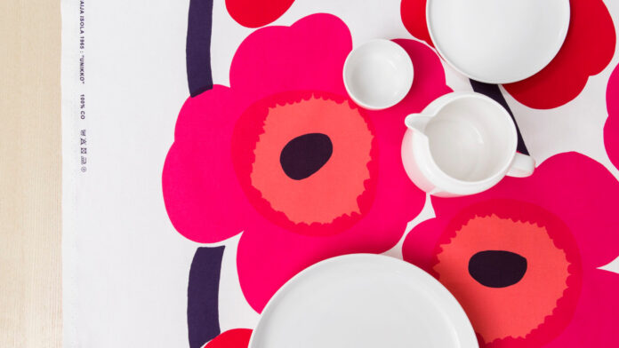 Họa tiết hoa anh túc Unikko của Marimekko (Ảnh: Internet)