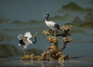 18 linh vật phong thủy mang lại may mắn và thịnh vượng cho gia chủ Sếu - linh vật phong thủy mang lại may mắn và thịnh vượng cho gia chủ