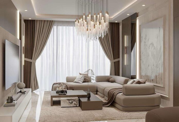 Sử dụng rèm vải mỏng giúp ánh sáng tự nhiên lọc vào nhẹ nhàng, tạo cảm giác mơ màng và thoáng đãng