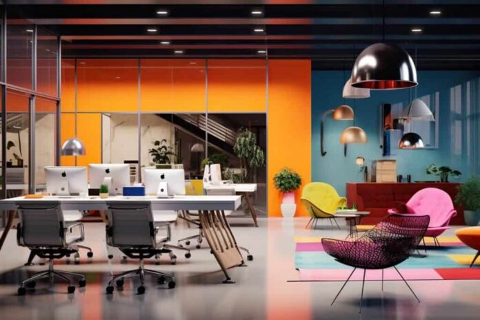 Dùng màu sắc và họa tiết để phân vùng