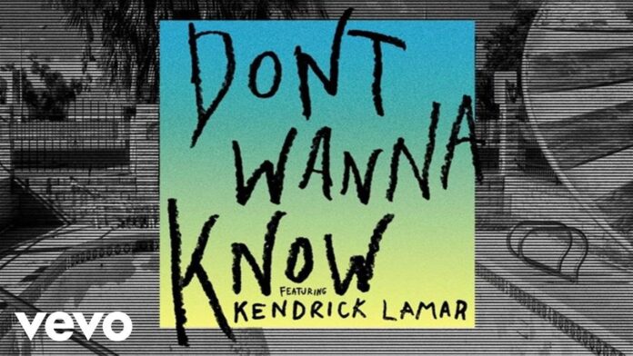 Bài hát "Don’t Wanna Know". Nguồn: Internet