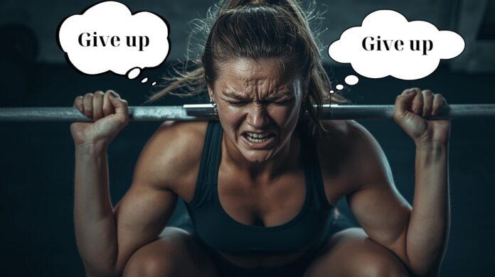 Tạ quá nặng, bạn sẽ bỏ cuộc?