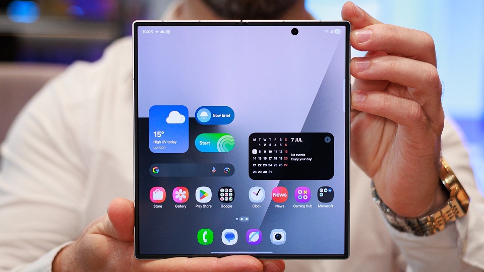 Điện thoại màn hình gập Galaxy Z Fold 7 của Samsung (Ảnh: Internet) Điện thoại màn hình gập Galaxy Z Fold 7 của Samsung (Ảnh: Internet)