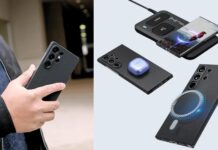 Hình ảnh ốp lưng của điện thoại Galaxy S26 cho thấy cụm camera lồi và sạc không dây Qi2 (Ảnh: Internet)