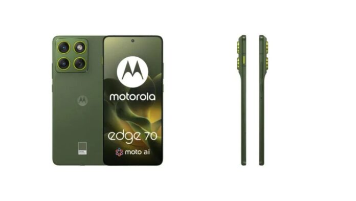 Độ mỏng của điện thoại Motorola Edge 70 (Ảnh: Internet)