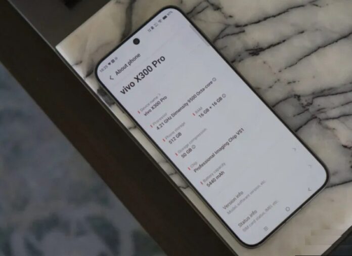 Trang thông số kỹ thuật của điện thoại Vivo X300 Pro (Ảnh: Internet) Trang thông số kỹ thuật của điện thoại Vivo X300 Pro (Ảnh: Internet)