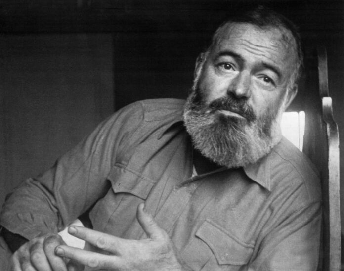 Nhà văn Ernest Hemingway. Nguồn: Internet Nhà văn Ernest Hemingway. Nguồn: Internet