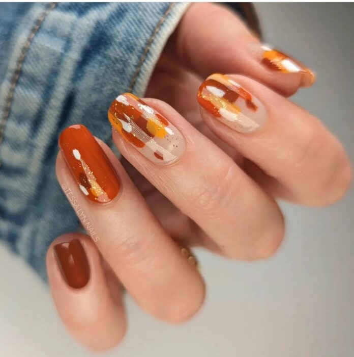 [Fall nails] 300+ mẫu nail tay đẹp cho mùa thu dịu dàng, thơ mộng ấm áp dịu dàng fall nails mẫu nail đẹp Mùa thu nail gấm nail mắt mèo nail mùa thu nail tay đẹp thanh lịch thơ mộng