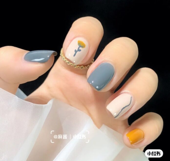 Những mẫu nail tay đẹp cho mùa thu dịu dàng, thơ mộng (Ảnh: Internet)