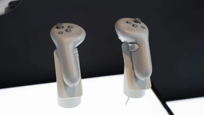 Tay cầm điều khiển của Galaxy XR (Ảnh: Internet) Tay cầm điều khiển của Galaxy XR (Ảnh: Internet)