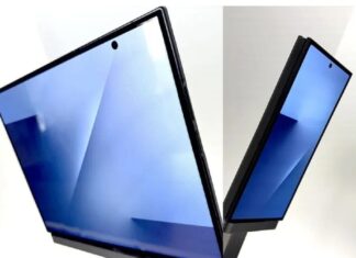 Ice Universe tiết lộ hình ảnh điện thoại Galaxy Z Tri Fold của Samsung (Ảnh: Internet)