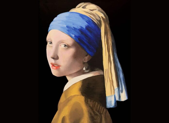 Bức tranh Girl with a Pearl Earring. Nguồn: Internet Bức tranh Girl with a Pearl Earring. Nguồn: Internet