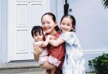 Sau ly hôn, Lan Phương dần ổn định cuộc sống và chăm sóc các con. (Nguồn: Internet)