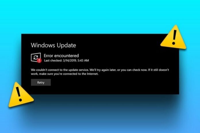 Lỗi cập nhật Windows (Windows Update Error) (Nguồn: Internet) Lỗi cập nhật Windows (Windows Update Error) (Nguồn: Internet)