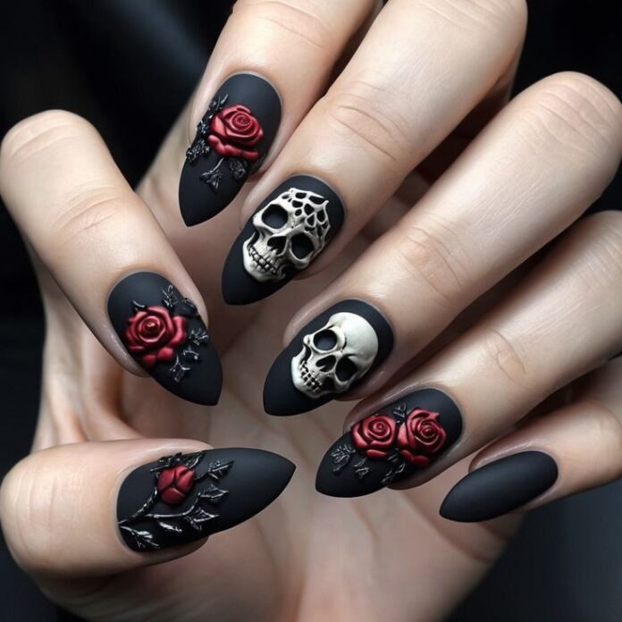 1001+ mẫu nail Halloween đẹp độc đáo, vừa kinh dị vừa ấn tượng ấn tượng độc đáo halloween Halloween nails kinh dị mẫu nail đẹp nail Halloween đẹp rùng rợn sang chảnh