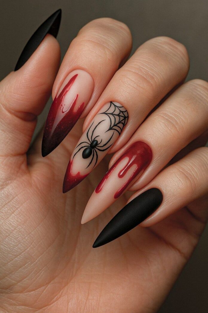 1001+ mẫu nail Halloween đẹp độc đáo, vừa kinh dị vừa ấn tượng ấn tượng độc đáo halloween Halloween nails kinh dị mẫu nail đẹp nail Halloween đẹp rùng rợn sang chảnh