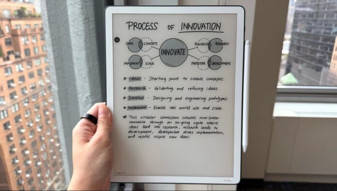 Máy tính bảng Kindle Scribe (Ảnh: Internet)