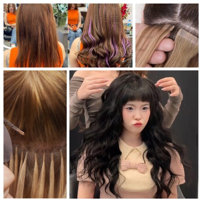 Nối tóc bằng sợi chỉ/Mối nối tơ