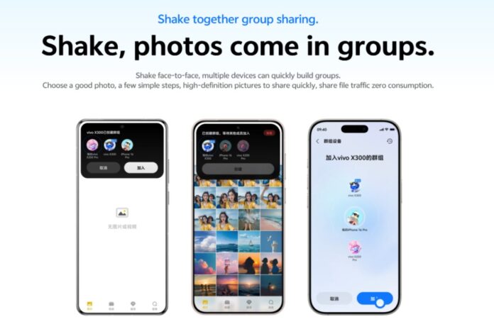 Tính năng “Shake to Share” cho phép người dùng chỉ cần lắc hai điện thoại lại gần nhau để chia sẻ ảnh, hoàn toàn không cần Wi-Fi hay dữ liệu di động (Ảnh: Internet) Tính năng “Shake to Share” cho phép người dùng chỉ cần lắc hai điện thoại lại gần nhau để chia sẻ ảnh, hoàn toàn không cần Wi-Fi hay dữ liệu di động (Ảnh: Internet)