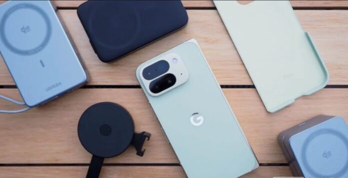 Phụ kiện sạc Qi2 MagSafe của điện thoại Pixel 10 Pro Fold (Ảnh: Internet)