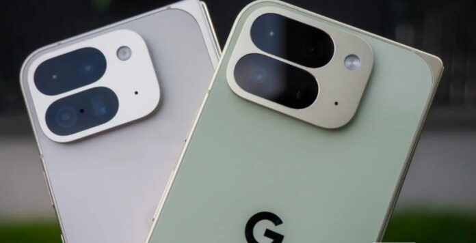 Điện thoại màn hình gập Pixel 10 Pro Fold so với Pixel 9 Pro Fold (Ảnh: Internet)