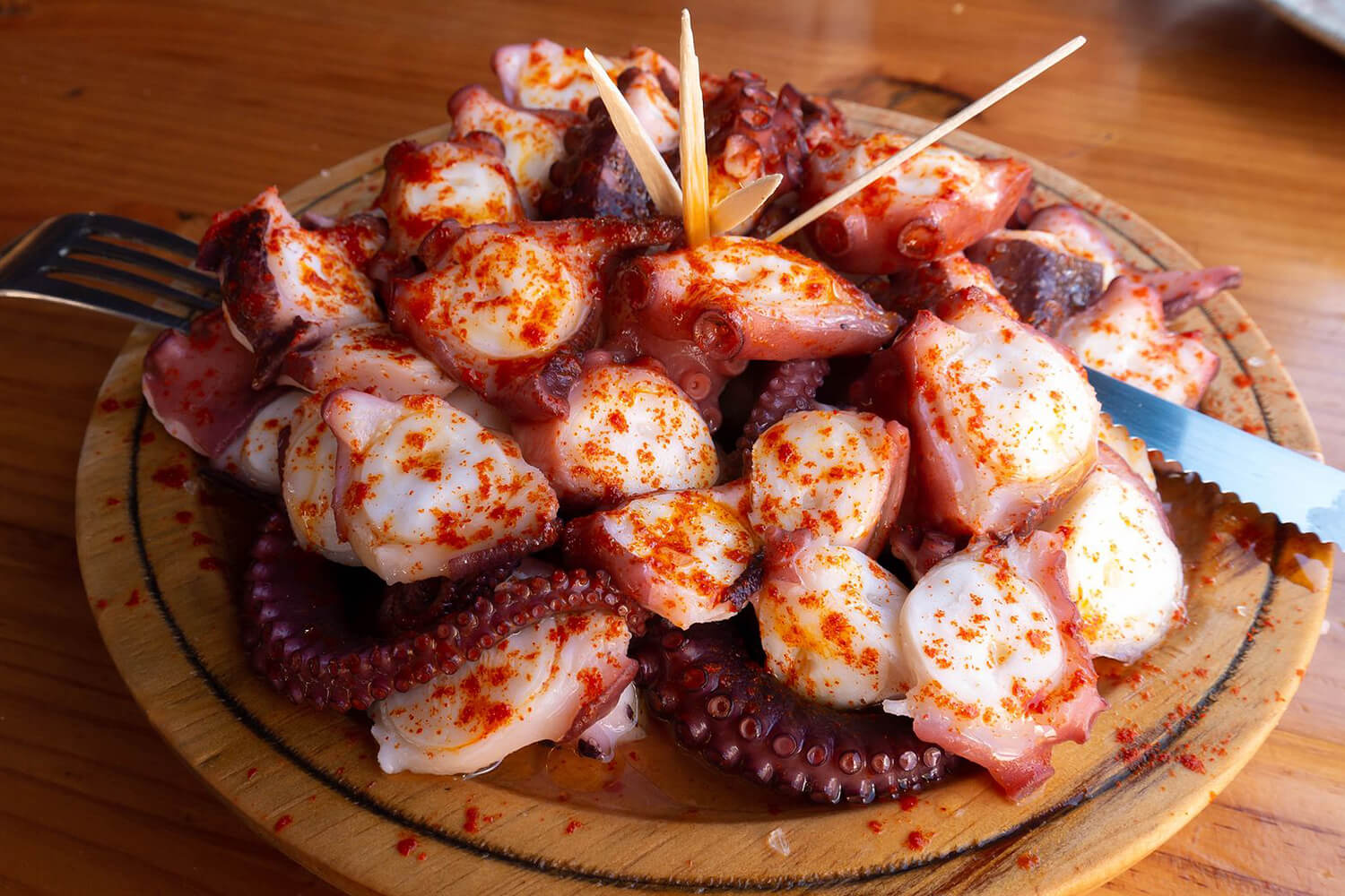 Pulpo á feira (Ảnh: Internet)