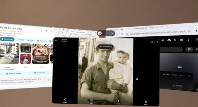 Ứng dụng Google Photos trong nền tảng hệ điều hành Android XR (Ảnh: Internet) Ứng dụng Google Photos trong nền tảng hệ điều hành Android XR (Ảnh: Internet)