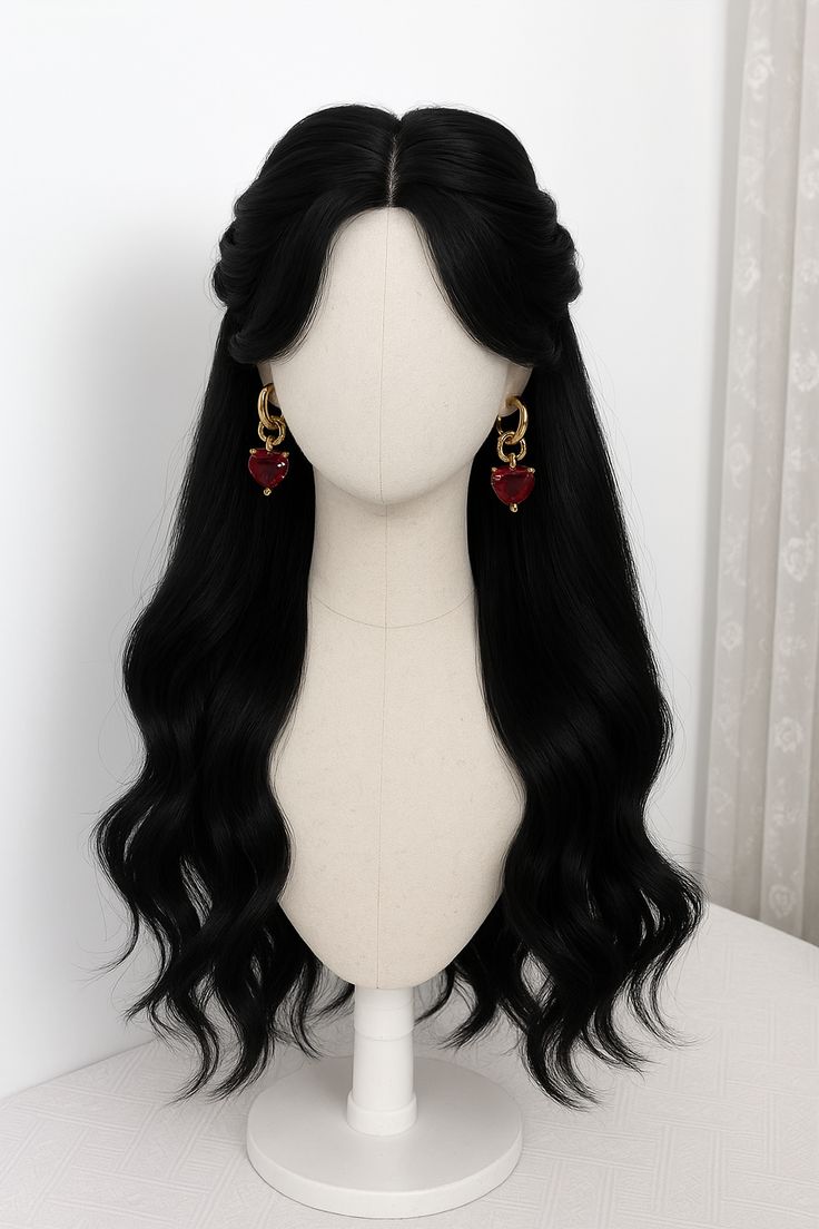 Tóc xoăn lơi buộc nửa kiểu công chúa