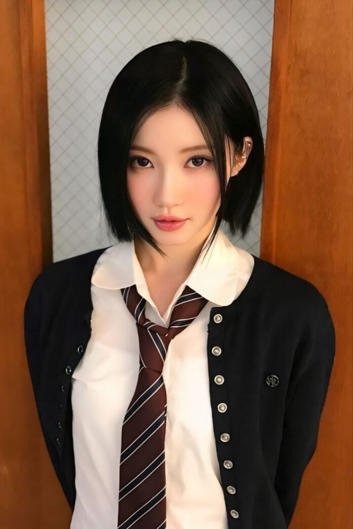 Tóc ngắn duỗi thẳng cá tính