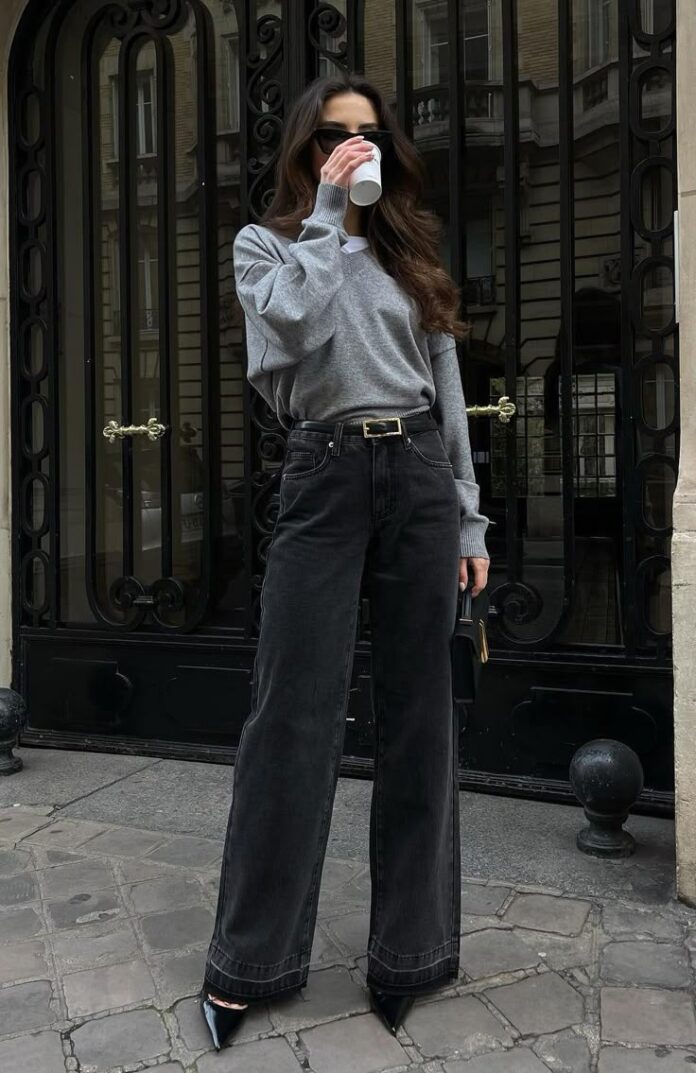 Quần jeans tối màu