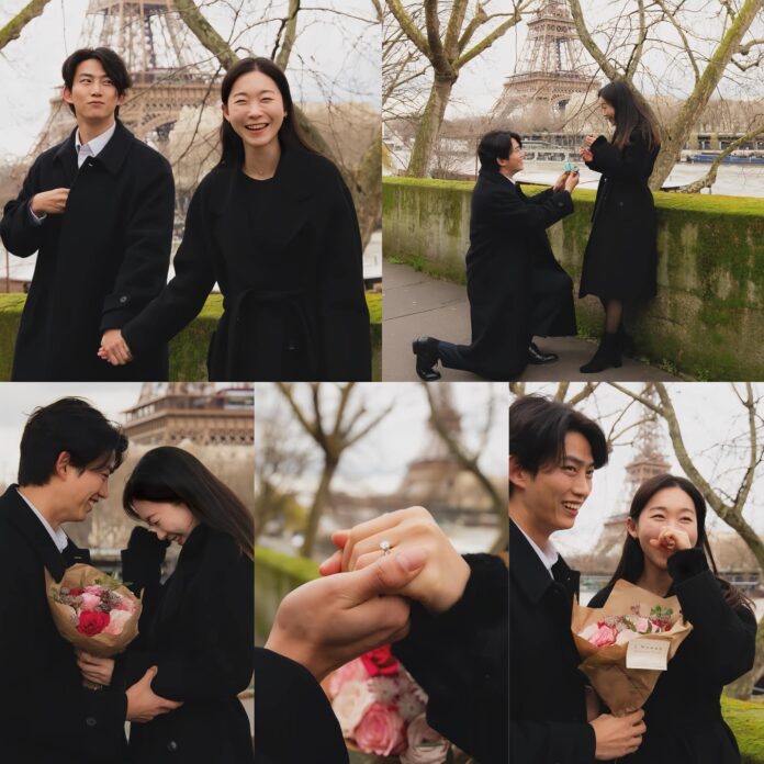 Hình ảnh Taecyeon và bạn gái tại Paris Hình ảnh Taecyeon và bạn gái tại Paris