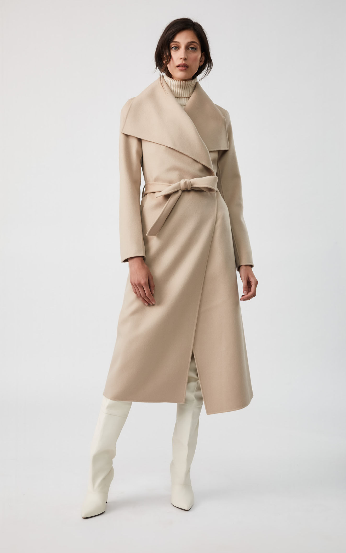 Wrap coat + giày lười