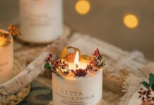 Nến thơm là món quà không chỉ đẹp mắt mà còn giúp tạo nên không gian thư giãn đúng chất mùa lễ hội