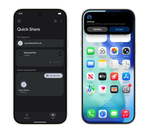 Quick Share trên Android chính thức tương thích với AirDrop (Nguồn: Internet)