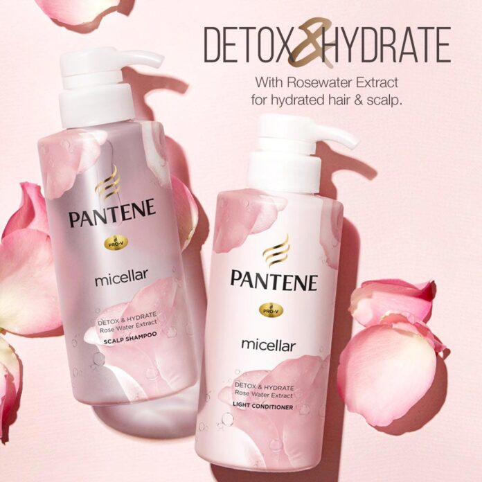 Combo dầu gội và dầu xả PANTENE Micellar