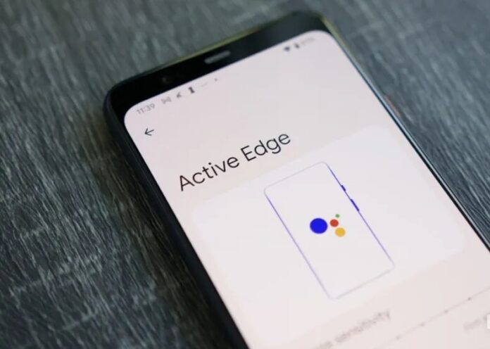 Trang cài đặt Active Edge trên điện thoại Pixel 4 (Ảnh: Internet)