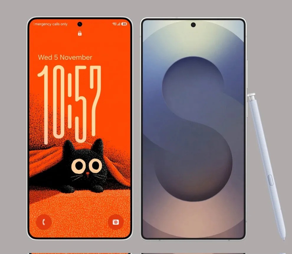 Hình ảnh điện thoại Galaxy S26 Ultra so với S25 Ultra (Ảnh: Internet)