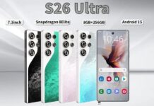 Mẫu điện thoại làm nhái Galaxy S26 Ultra được bán trên Amazon (Ảnh: Internet)