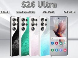 Mẫu điện thoại làm nhái Galaxy S26 Ultra được bán trên Amazon (Ảnh: Internet)