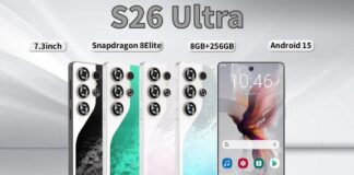 Mẫu điện thoại làm nhái Galaxy S26 Ultra được bán trên Amazon (Ảnh: Internet)