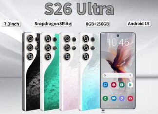 Mẫu điện thoại làm nhái Galaxy S26 Ultra được bán trên Amazon (Ảnh: Internet)