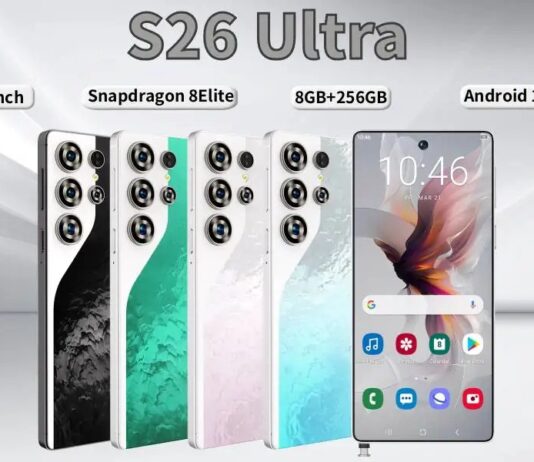 Mẫu điện thoại làm nhái Galaxy S26 Ultra được bán trên Amazon (Ảnh: Internet)