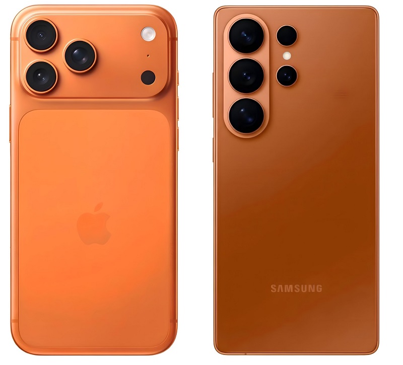 Galaxy S26 Ultra và iPhone 17 Pro (Ảnh: Internet)