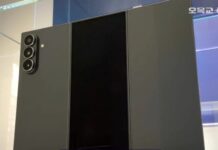 Tiết lộ điện thoại gập 3 màn hình Galaxy Z TriFold của Samsung sẽ có màn hình lớn và độ sáng ấn tượng Điện thoại gập 3 màn hình Galaxy Z TriFold của Samsung (Ảnh: Internet)