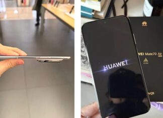 Điện thoại HUAWEI Mate 70 Air sẽ có camera khủng và pin siêu lớn nhưng vẫn thiết kế mỏng nhẹ? Hình ảnh rò rỉ điện thoại HUAWEI Mate 70 Air trên Weibo (Ảnh: Internet)