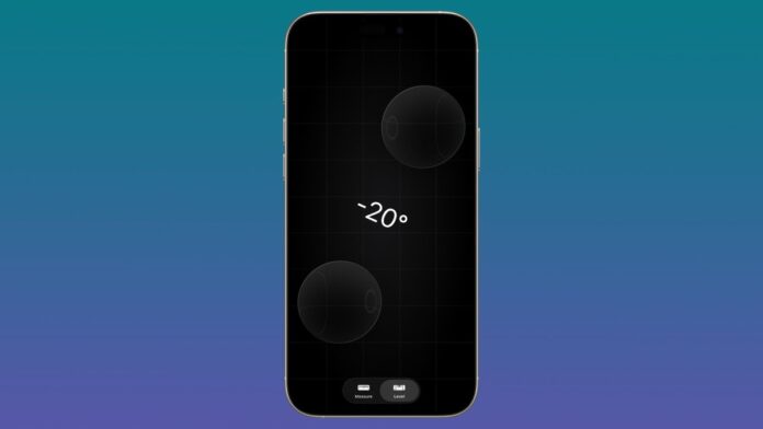 Ứng dụng Đo (Measure) (Ảnh: Internet)