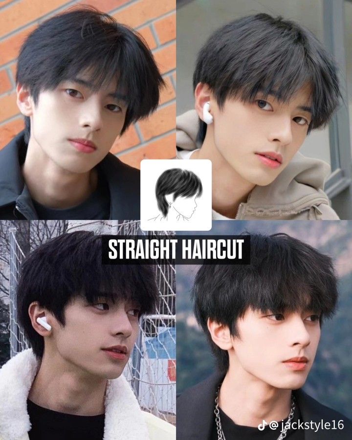 Straight Haircut - tóc thẳng cơ bản