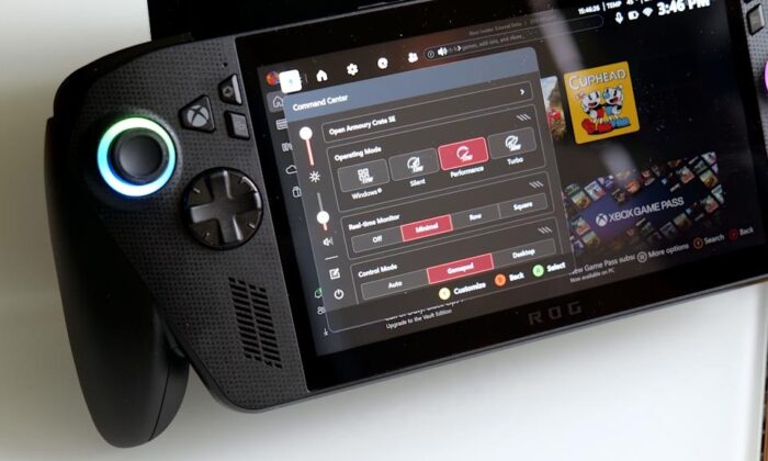 Có thể mở Trung tâm Điều khiển của máy ROG Xbox Ally X bằng cách nhấn nút Xbox, cho phép truy cập nhanh các tùy chọn như chế độ hiệu năng, cài đặt điều khiển, Wi-Fi và nhiều hơn nữa (Ảnh: Internet) Có thể mở Trung tâm Điều khiển của máy ROG Xbox Ally X bằng cách nhấn nút Xbox, cho phép truy cập nhanh các tùy chọn như chế độ hiệu năng, cài đặt điều khiển, Wi-Fi và nhiều hơn nữa (Ảnh: Internet)