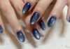 Đổi gió với trend nail màu xanh biển – huyền bí ấn tượng mà lại còn sáng da